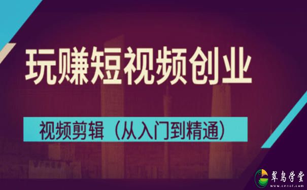 短视频创业如何入手?短视频剪辑从入门到精通 第1张