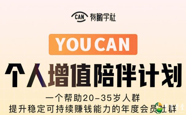 YOUCAN个人增值陪伴计划(如何把握职业生涯中的黄金8年) 第1张