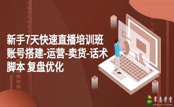 新手7天快速直播培训班账号搭建-复盘优化 第1张 新手7天快速直播培训班账号搭建-复盘优化 第1张