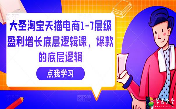 淘宝天猫电商七层盈利增长课，爆款权重的底层逻辑